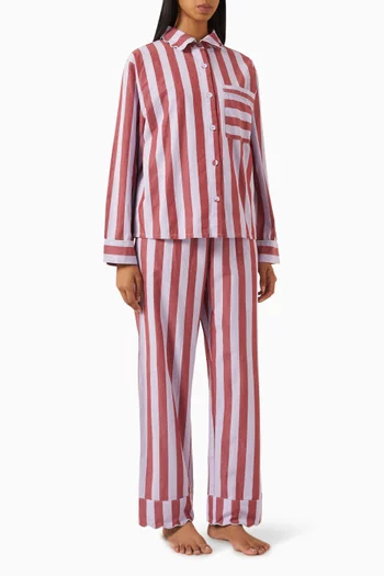 Pyjama Shirt & Pants Set in Cotton