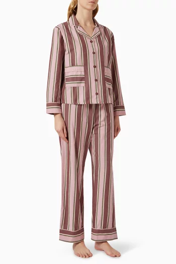Striped Pyjama Set in Cotton