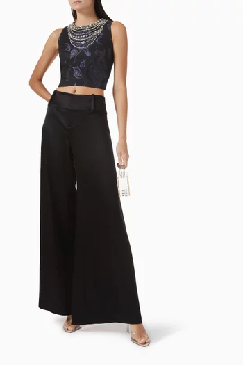 بلوزة تشيرا قصيرة مزينة بتطريزات