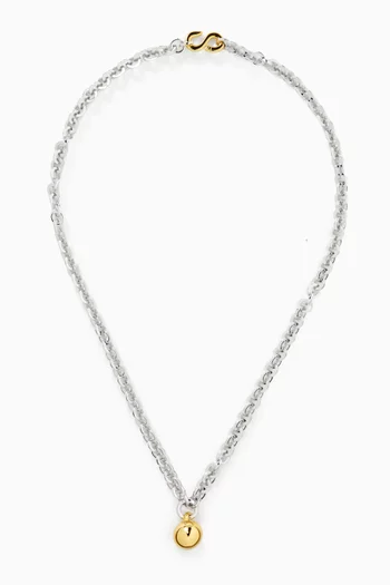 قلادة كامبانا بدلاية نحاس مطلي