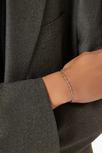 Corre Thin Chain Bracelet in Plated Brass