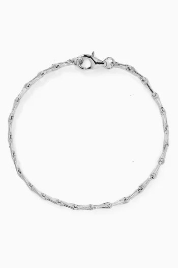 Corre Thin Chain Bracelet in Plated Brass