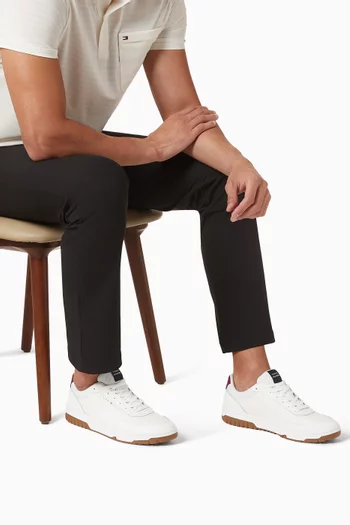 Lightweight Basketball Sneakers in Leather