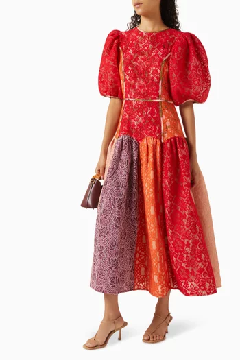 فستان فيلو برقعات