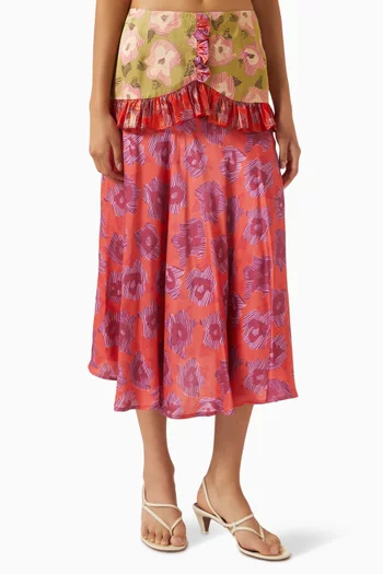 تنورة ثريل بكشكش