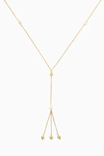 قلادة إليس بسلسلة متدلية ذهب عيار 18