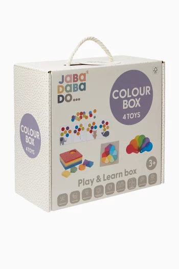 صندوق للعب والتعلم بالألوان