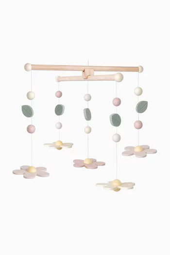 Flowers Wooden Mobile