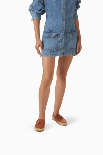 Coastal Noir Loafers in Leather