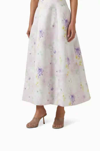 95 Crystal-embellished Mules in Mesh & Plexi