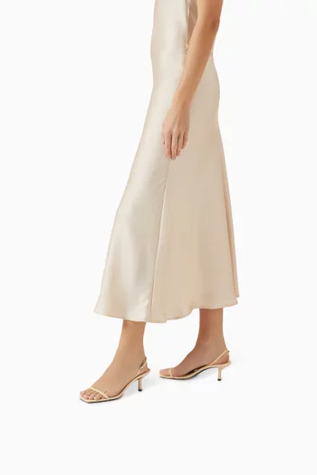 Judith 65 Slingback Sandals in Leather