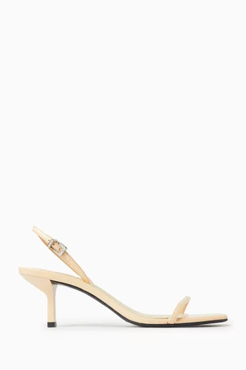 Judith 65 Slingback Sandals in Leather