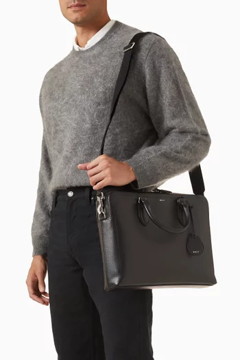 Capitol Briefcase in Grained Leather