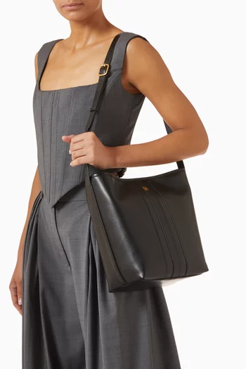 حقيبة باكيت ساين جلد