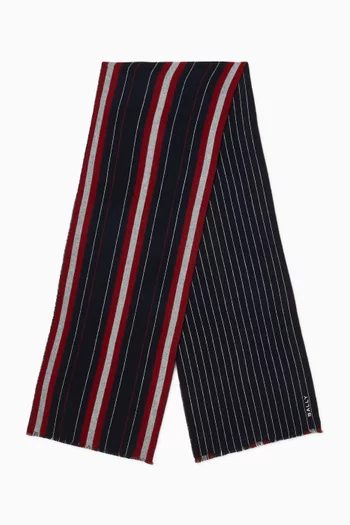 وشاح بخطوط صوف مارينو