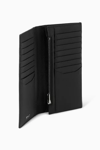 Long Wallet in Calf Leather