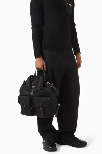 Logo Backpack in Re-Nylon