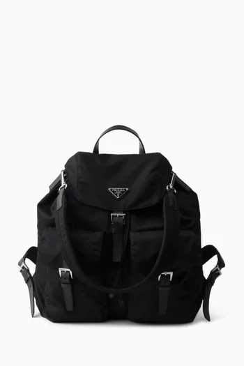 Logo Backpack in Re-Nylon