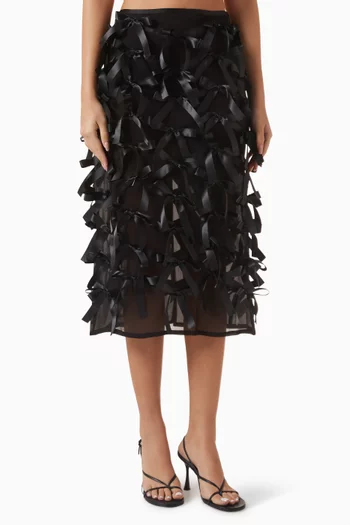 تنورة هنريك بعقد شيفون