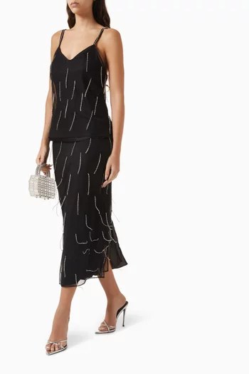 تنورة بيلي بشرّابات فيسكوز