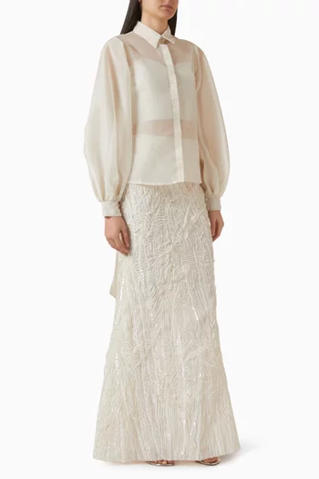 فستان سهرة لياندرا