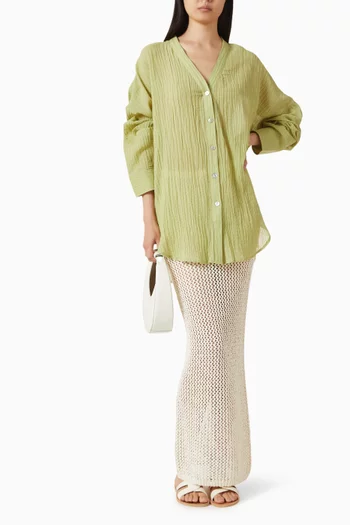 Fontelina Maxi Skirt in Crochet