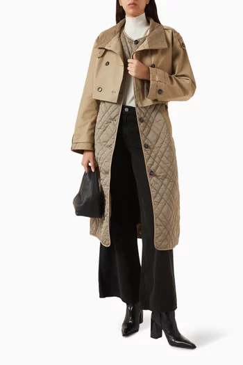 بنطال جينز ياسلامي بقصة ساق واسعة دينم