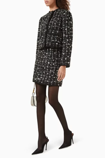 تنورة ياسفاليندا قصيرة تويد