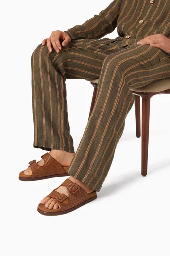 حذاء مفتوح سيمون بإبزيمين