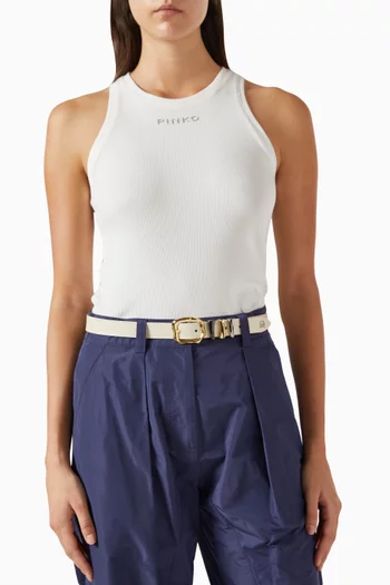 Chunky H3 Belt in Leather