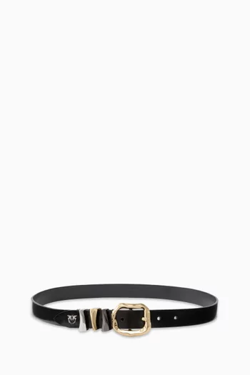 Chunky H3 Belt in Leather