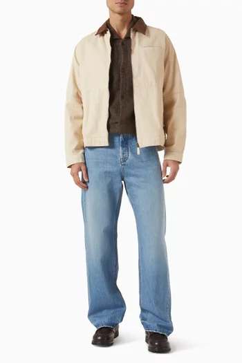 Archive Collared Cardigan in Wool-blend