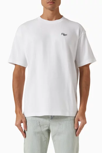 Du Temps Oversized T-shirt in Cotton