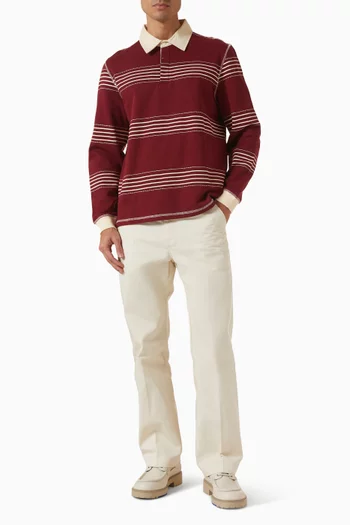 بنطال ستاي بريس قنب قطن تويل