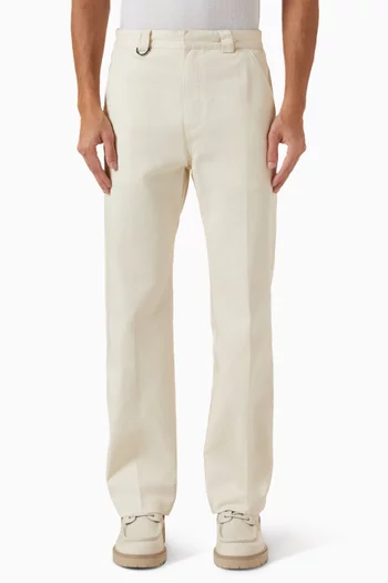 بنطال ستاي بريس قنب قطن تويل