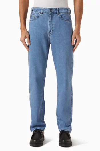 Straight Leg Jeans in Denim