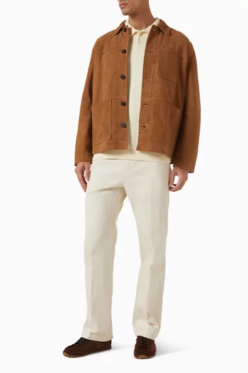 Verso Knitted Polo Shirt in Cotton