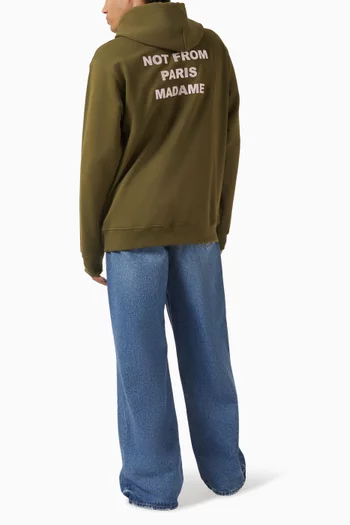 Le Slogan Hoodie in Cotton