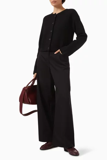 Cardigan in Boiled-wool