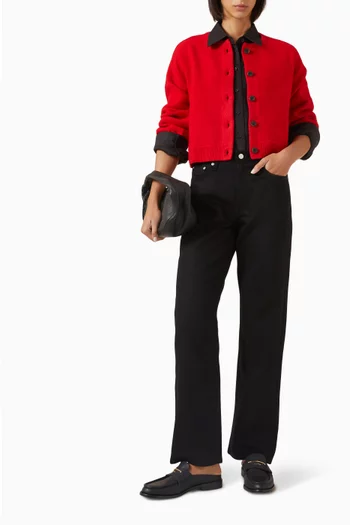 Cardigan in Boiled-wool