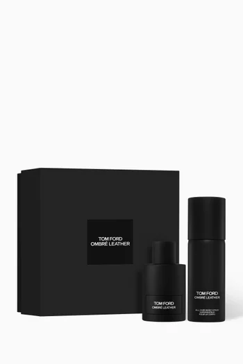 Ombré Leather Eau de Parfum & All Over Body Spray Set, Savings Value 27%