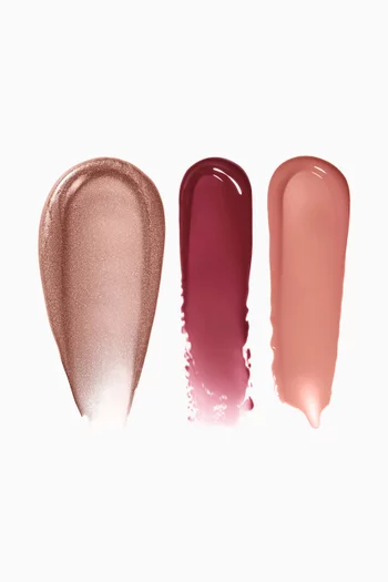Mini Crushed Oil-Infused Gloss Trio - Slow Jam, In the Buff, Bare Sparkle