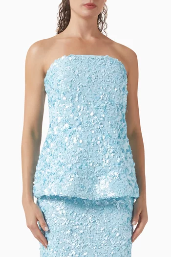 Pipson Sequin-embellished Top