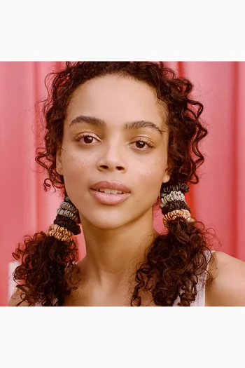 Sweetie Pie Silk Skinny Scrunchie Ornament, Set of 4