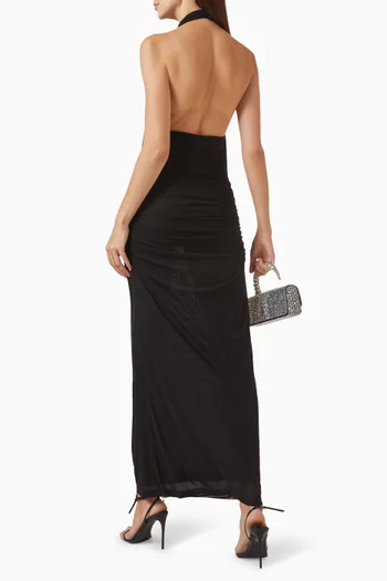 فستان ان تو ديب طويل