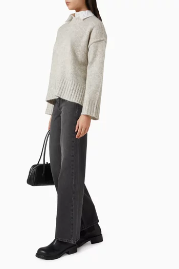 Cai Wide-leg Jeans in Denim