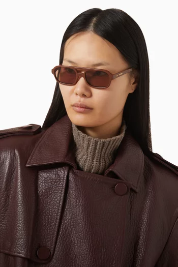 نظارة شمسية صوفيا بإطار أفياتور أسيتات