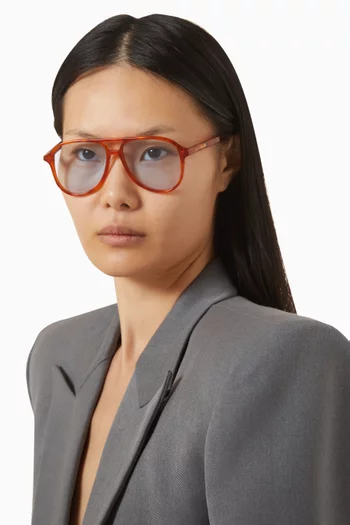 نظارة شمسية سكاوت بإطار أفياتور أسيتات