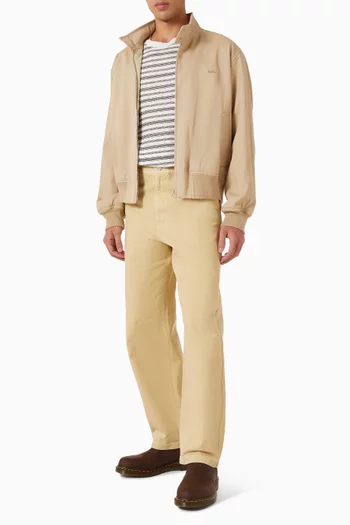 Zipped Jacket in Organic-cotton