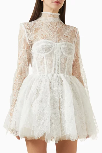 فستان مارايا ارابيلا قصير دانتيل